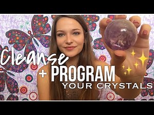 How To Cleanse & Program Your Crystals // SpiritualThoughts