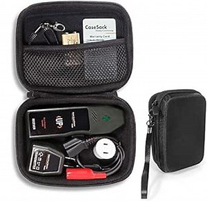CaseSack Circuit Breaker Finder case for Klein Tools ET300 Circuit Breaker Finder and Southwire Adapter/Accessory Kit, Mesh Pocket for Other Accessories as Well, Compact and Storage Easy case