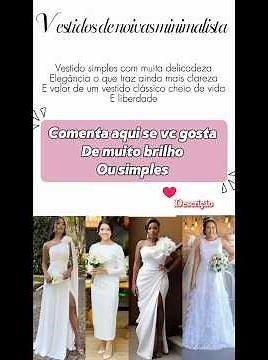Vestidos de noivas simples