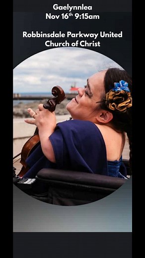 Robbinsdale Parkway United Church of Christ is hosting Internally known Gaelynn Lea. Singer, muscian, author and disability advocate. ASL interpreters will be provided. #ASL #gaelynnlea #terplife #rpucc | Bridge Interpreting Partners - BIP