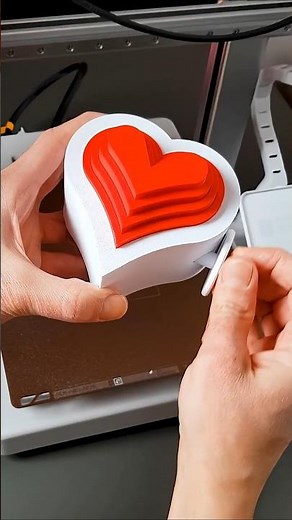 3D-Printed Animated Heart ⚙️❤️ #3dprinting #craft #diy