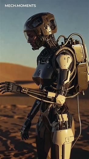 #futuretech #future #robot #futurewoman #exosuit #cybermodel #robotics #scifi #cyberpunk #aiart