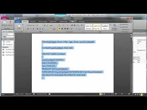 Formation base de données #6 Table de jointure