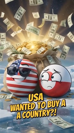 USA Tried To Buy Greenland... 😳 | Countryballs #countryballs #viral #history #facts