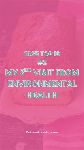 I’m revisiting my top 10 posts of 2025. Apparently the algorithm has changed hugely over the year, so lets see if these resonate the same way now as they did when they were first posted. This post was from May 5th: over a year ago, I was contacted by Environmental Health because they had had a complaint from a 'concerned neighbour'. What I didn't know was they had come and checked my Cake Shed out after the complaint. They had actually come to my house, found the shed, and had a good look around