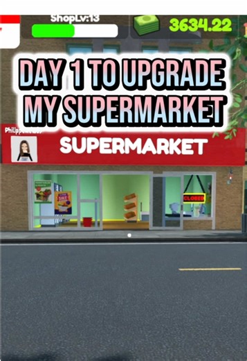 Upgrading My Supermarket in Roblox Simulator