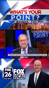 On the latest edition of “What’s Your Point?” Commentator Gary Polland calls Donald J. Trump’s Greenland Gambit” a “distraction” which may have diminished his credibility. FOX 26 Houston more at KRIV.Fox/wyp | Greg Groogan FOX 26