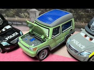 Mattel Disney•Pixar Cars 2 Miles Axlerod with Open Hood Die-Cast Review