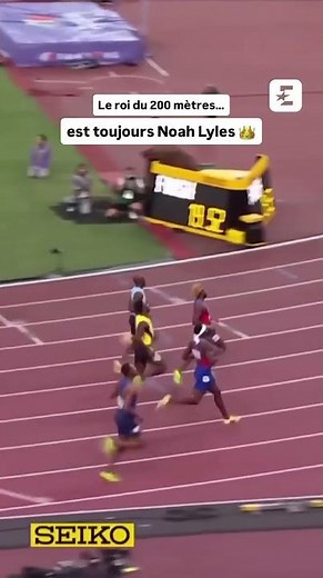 ​👑​ Noah Lyles décroche son quatrième titre mondial consécutif sur 200m #worldathleticschamps