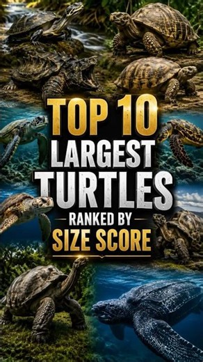 Top 10 Largest Turtles Ranked by Size Score 🐢