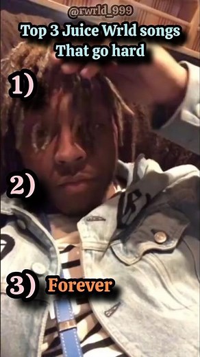 Top 3 Juice Wrld songs that hit hard😝🎶 #juicewrld