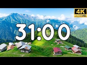 31 Minute Timer ⏱️ Countdown with Alarm (No Ads)