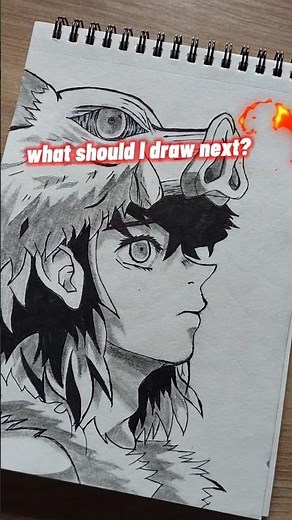 How to Draw Inosuke from Demon Slayer 🔥– Step-by-Step Anime Art Tutorial