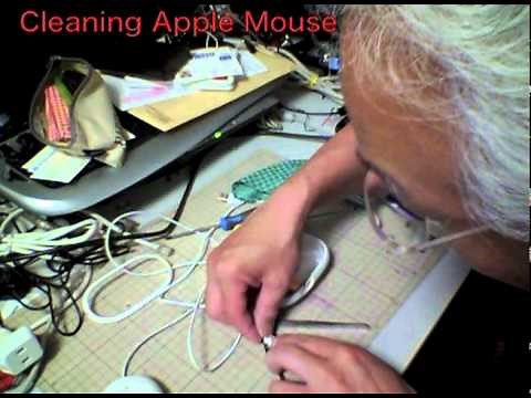 Apple Mouse disassemble cleaning