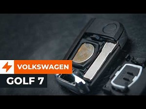 Golf 7 Schlüssel batterie wechseln 🚗 Volkswagen Golf VII