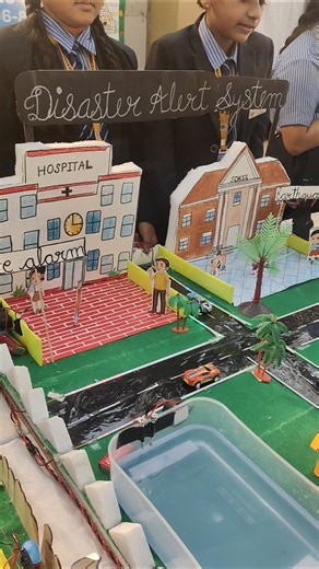 Disaster management science models for students #disaster #shorts #tech #arduino #viralshort #sensor