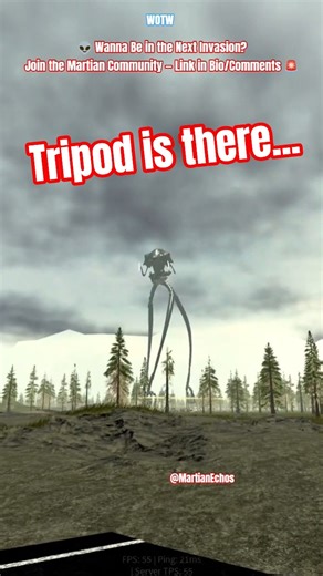Observing The War of The Worlds Tripod! 🫡🎥 (WOTW GAME!) #WarOfTheWorlds #Tripods #wotw #alien #scifi