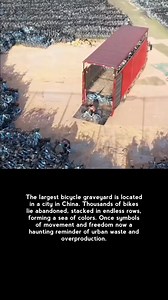 The Forgotten Bicycle Graveyard of China 🚲 #BicycleGraveyard #ChinaFacts #UrbanDecay #AbandonedPlaces #MindBlowingFacts #EnvironmentalAwareness #LostWheels | FactsZ