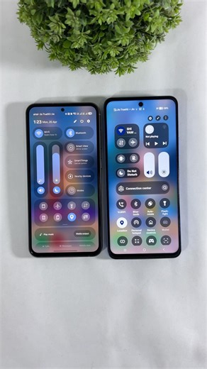 One UI 8.5 or OriginOS 6 Control Center ? #oneui8 #samsung #originos6 #iqoo #vivo