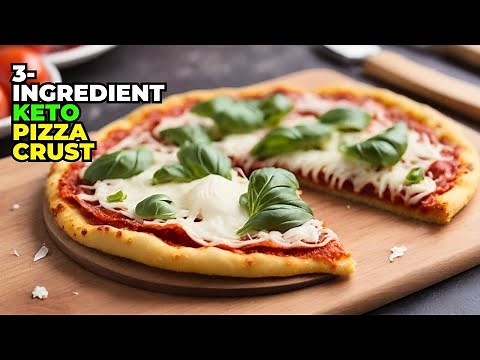 3-Ingredient Keto Pizza Crust | Easy Low-Carb Pizza Base