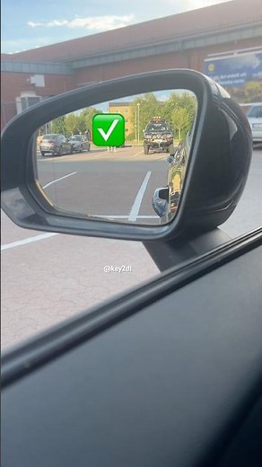 Car mirror setting for parking! 🅿️