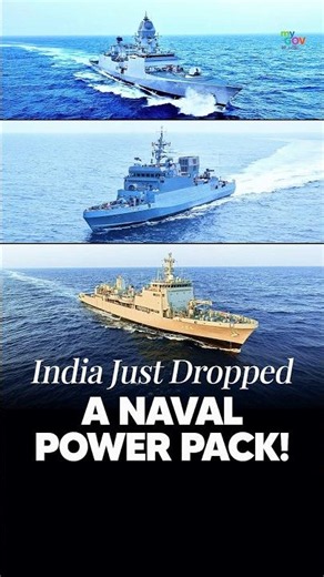 India’s New Naval Power Pack: 3 Warships Commissioned Together