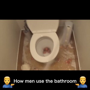 1.9M views · 26K reactions | The difference between men and women while using the bathroom | HowToBasic | Facebook