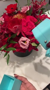 7.4K views · 438 reactions | RED ROSE & TIFFANY RING? That screams LOVE to me!!! Seen at Tiffany & Co. who can be contacted for enquiries on this beauty! It features a 7+ carat center stone, and is pretty dazzling in terms of color and cut. It’s a definite I DO!  #thediamondsgirl #thediamondsgirlxtiffany #tiffanyandco #tiffany #ring #engagementring #ringoftheday #ringsofinstagram #proposalideas #bride #wedding #bridetobe | Tracey Ellison | Facebook