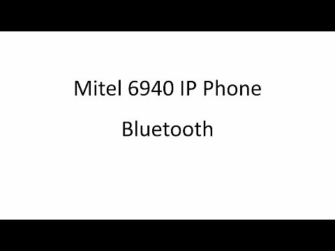 6940 Phone: Bluetooth Pairing: MiVoice Business