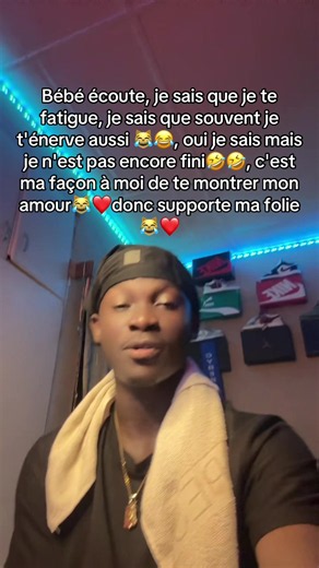 Bébé amor — message sweet et drôle pour bébé