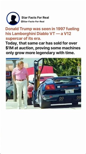 Trump’s 1997 supercar now worth $1M — some legends age like gold.