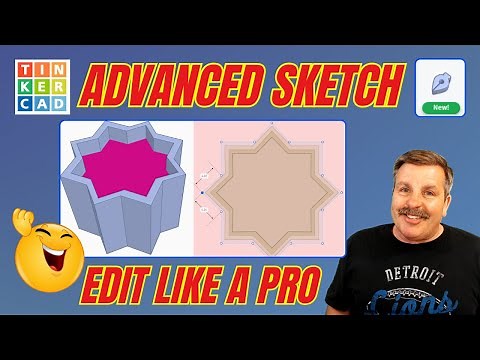 Advanced Tinkercad Sketch Tricks! Edit Shapes Like a PRO! 💯🤯