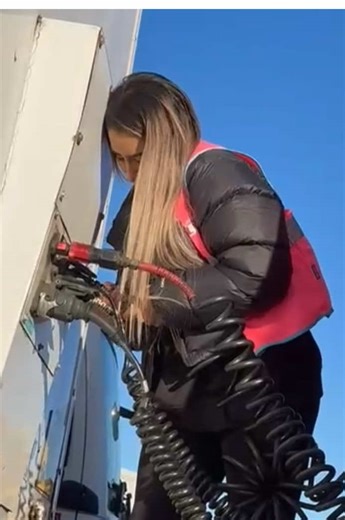 @aleena Our girl from the office is putting her skills to use, coupling up the trailer and getting the vehicle ready for lesson#women #empowerment #drive #desi #hgv