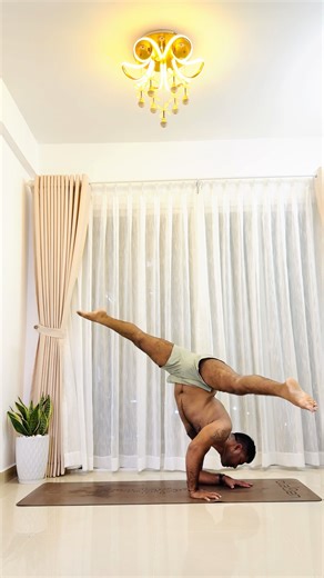 “Arm Balance Power Move” #eternyoga #yoga #praveengaddi