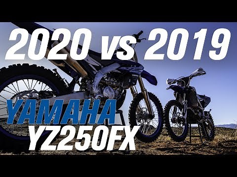 2019 vs 2020 Yamaha YZ250FX