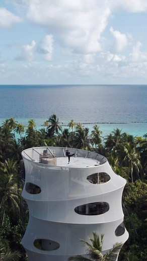 JULIAN MACKAY | Dancing with the most beautiful view of @velaaprivateisland on the top of Tavaru tower ✨🏝️ Here for @mackay.productions “Heaven on Earth”... | Instagram
