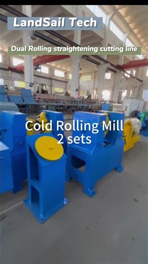 Twin-Stand Cold Rolling & Straightening Line | Custom-Built Precision. #straighteningmachine