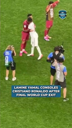 LAMINE YAMAL CONSOLES CRISTIANO RONALDO AFTER WORLD CUP EXIT ❤️💫