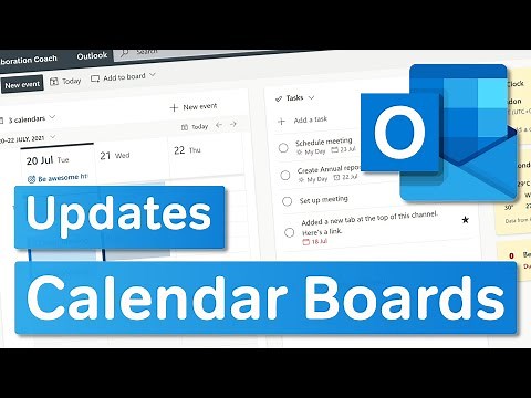 Microsoft Outlook | Calendar Board Updates
