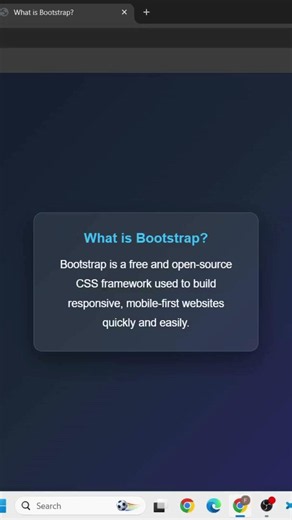 🚀 What is Bootstrap? #shorts