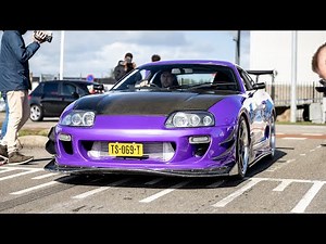 JDM Tuner Cars Accelerating - 800HP Supra, Skyline R34 GT-R, LB Walk Nissan GT-R, Sylvia S15