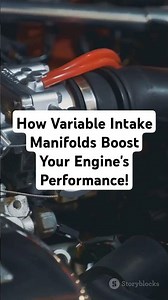 How Variable Intake Manifolds Boost Your Engine's Performance! #viralvideo #viralshorts #engineblock