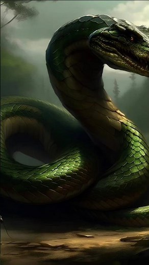 Giant Snake 🐍 Vs Humans #snake#anaconda #snakevideo #village #giantsnake#cartoon#cartoonstory