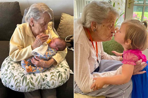 See the Moment 98-Year-Old Meets Great-Granddaughter for the First Time — and Learns She's Named for Her