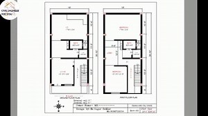 1.9K views · 31 reactions | 19 X 40 Double Storey House Plan || 2Bhk 19X40 House Plan || West Face 19x40 House Plan | Civil Engineer For You | Facebook