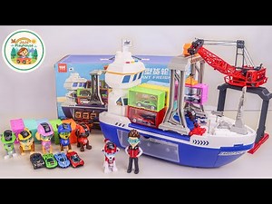 Unboxing & Playing with Giant Cargo Ship Toy! | Learn How to Build and Play | JOJO Playhouse ⚓