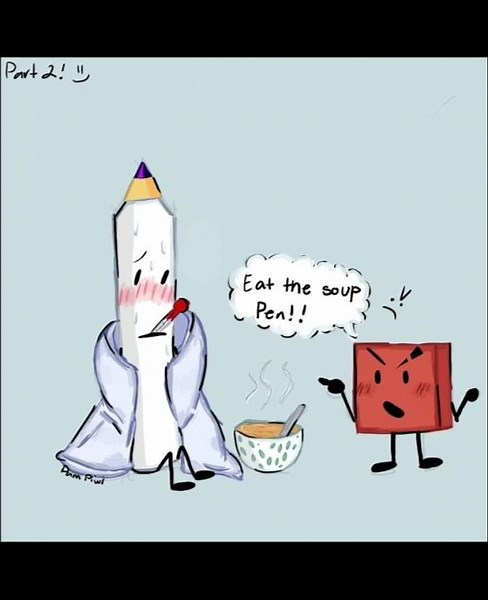 Pen Gets Sick [BFDI Comic]