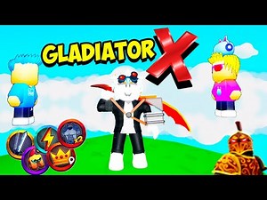 КАК СТАТЬ САМЫМ СИЛЬНЫМ ГЛАДИАТОР Х! ROBLOX Gladiator Simulator X
