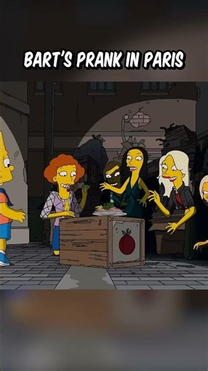 Bart Simpson Takes Over France! Barts Prank in Paris 🎬