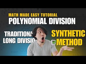 Long Division of Polynomials | Synthetic Method (Fast & Easy)